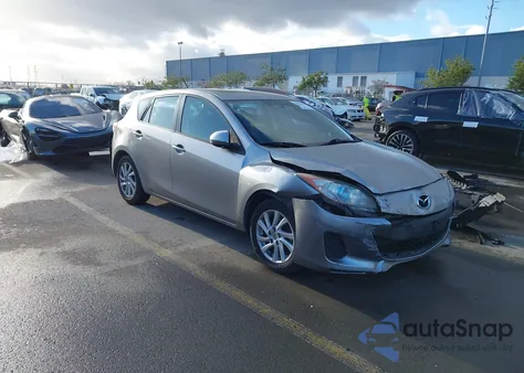 2012 Mazda Mazda3 I Touring from USA, damaged, VIN JM1BL1L80C1559036